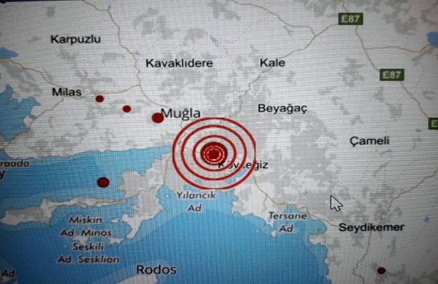 Muğla’da korkutan deprem