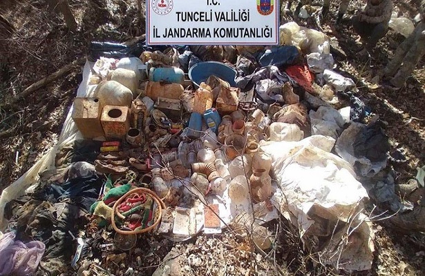 Tunceli’de 15 sığınak imha edildi