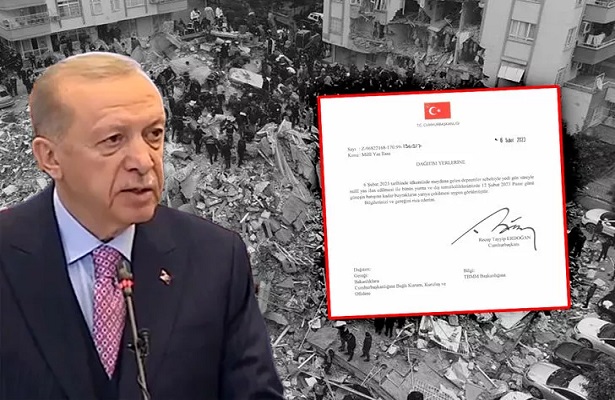 Cumhurbaşkanı Erdoğan duyurdu: 7 günlük milli yas ilan edildi