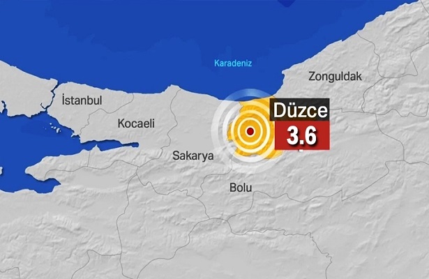 Düzce’de deprem meydana geldi