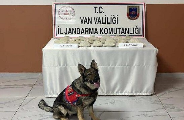 Van’da ele geçirildi: Tam 9 kilo 880 gram!