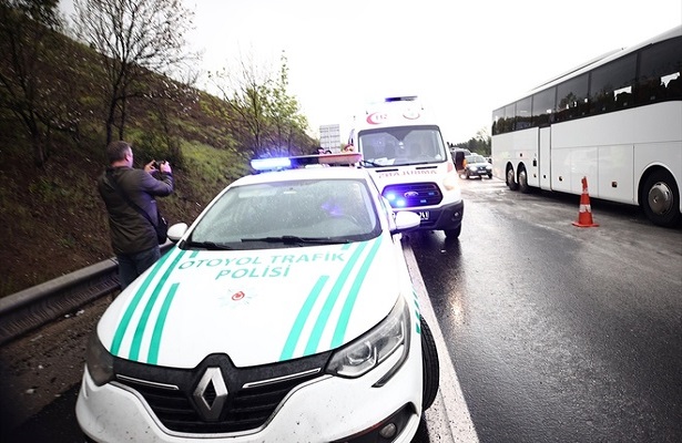 Anadolu Otoyolu’nda zincirleme trafik kazası