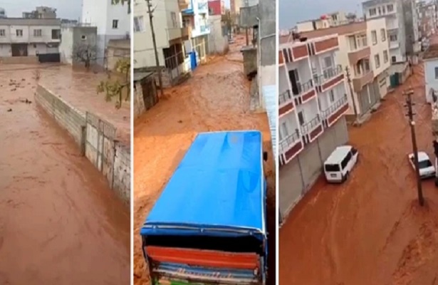 Şanlıurfa’da sağanak yağış sele neden oldu