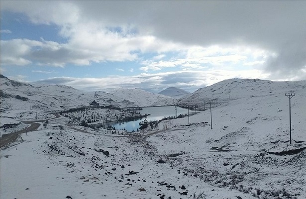 Tokat’ta kar yağışı etkili oldu