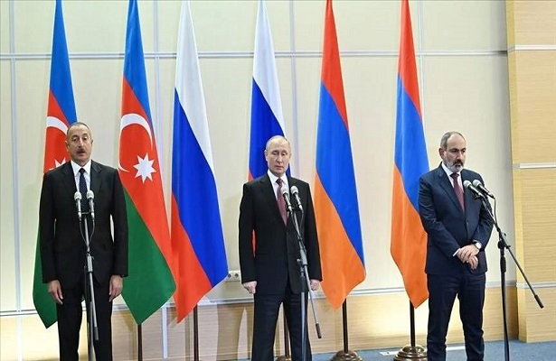 Putin, Aliyev ve Paşinyan, Moskova’da Azerbaycan-Ermenistan ihtilafını görüştü