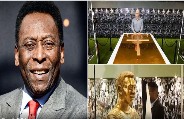 Brezilyalı efsane futbolcu Pele’nin mozolesi halkın ziyaretine açıldı