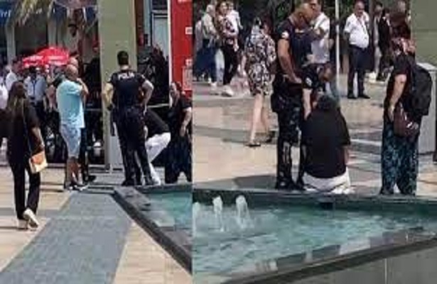 Polisi görünce namaz kılmaya başladı, gerçek çok farklı çıktı