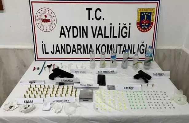 Didim’de jandarmadan uyuşturucu operasyonu