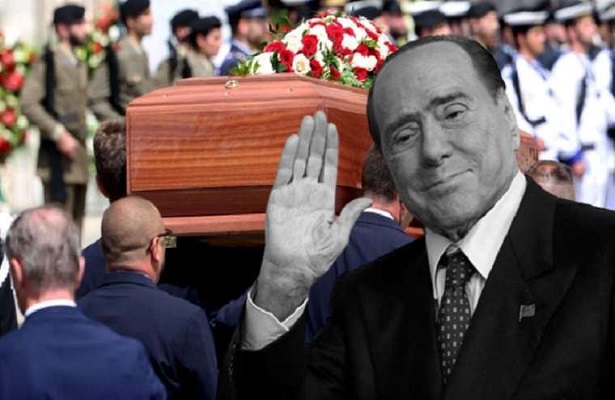 Eski İtalya Başbakanı Berlusconi, devlet töreniyle son yolculuğuna uğurlandı