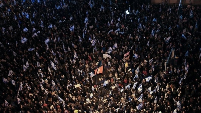 İşgal topraklarında yargı reformuna karşı protestolar devam ediyor