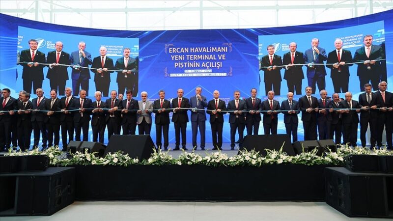 Erdoğan: Yeni Ercan Havalimanı, KKTC’nin bölgede bir marka haline getirilmesine katkıda bulunacaktır