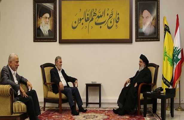 Seyyid Hasan Nasrallah ve İslami Cihad Genel Sekreteri İle Bir Araya Geldi