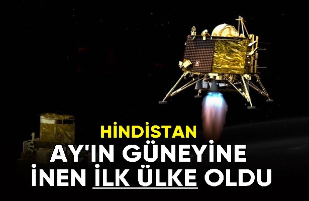 Hindistan Ay’ın güney kutbuna araç indiren ilk ülke oldu!