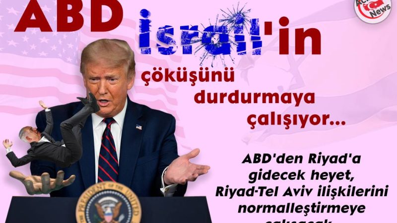 ABD İsrail`in çöküşünü durdurmaya çalışıyor