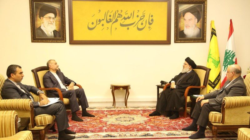 Emir Abdullahiyan, Hasan Nasrallah İle Bir Araya Geldi