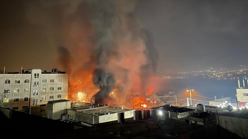 İsrail Nablus’taki mülteci kampına SİHA ile saldırdı