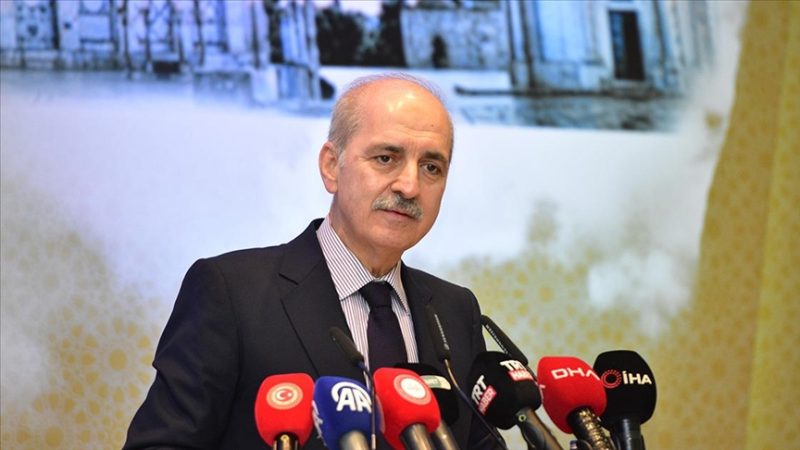 TBMM Başkanı Kurtulmuş: İsrail’in bugün Filistin’de yapmış oldukları tam manasıyla bir katliam, soykırımdır