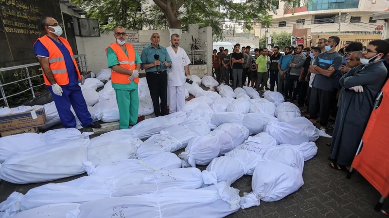 Gazze’deki Endonezya Hastanesi çevresinde onlarca şehidin cesedi bulundu