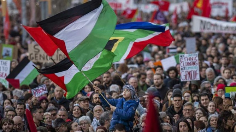 İspanyolların savunmasız Filistin halkına desteği