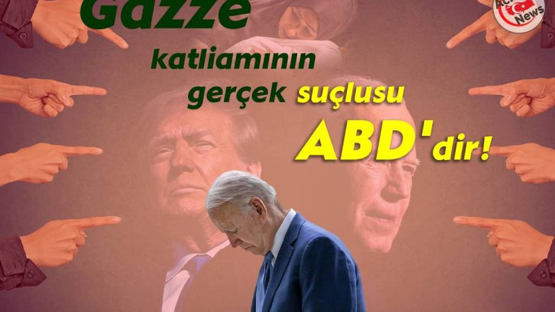 Gazze katliamının gerçek suçlusu ABD`dir!