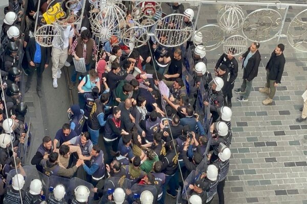 Taksim’de İsrail protestosu