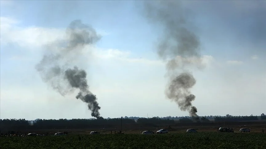 Kassam Tugayları Lübnan’ın güneyinden İsrail’e onlarca katyuşa roketi fırlattı