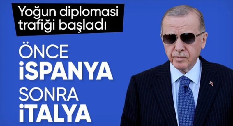 Erdoğan bugün İspanya’ya gidiyor