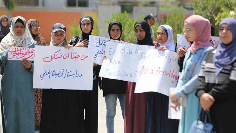 İsrail, Gazze’de 39 bin öğrenciyi üniversite sınavlarından mahrum bıraktı
