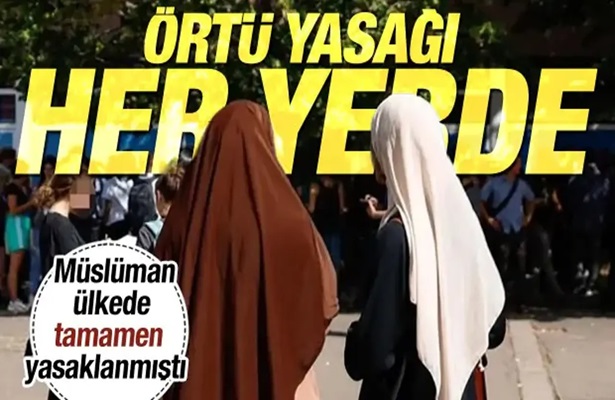 Başörtüsünü yasaklayan Tacikistan yalnız değil! ‘Örtü’ yasağı her şekilde her yerde