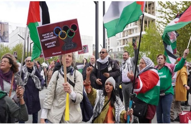 Siyonist Rejimin Paris Olimpiyatlarına Katılımına Karşı Küresel Kampanya