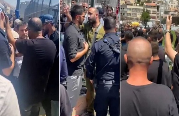 Yahudiler Cenaze Töreninde Siyonist Bakanlarını Protesto Ettiler!