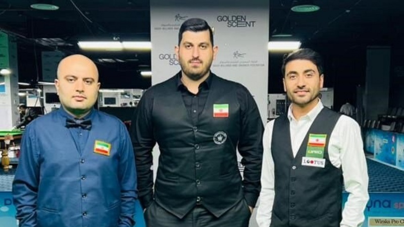 İran milli snooker takımı Asya Şampiyonası’nda üçüncü oldu