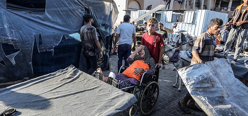 Gazze’deki Deyr el-Belah Belediyesi: İsrail, iki günde 250 bin Filistinliyi zorla yerinden etti