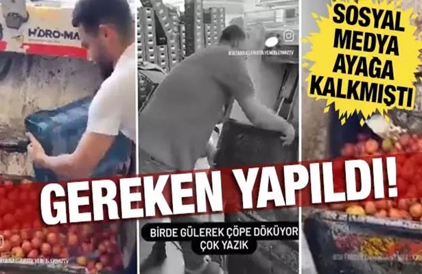 Bir domates için para cezası verildi