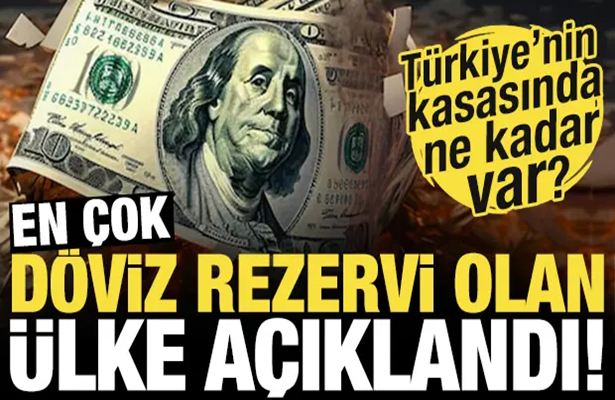 En fazla döviz rezervi olan ülkeler açıklandı! Türkiye’nin ne kadar dövizi var?