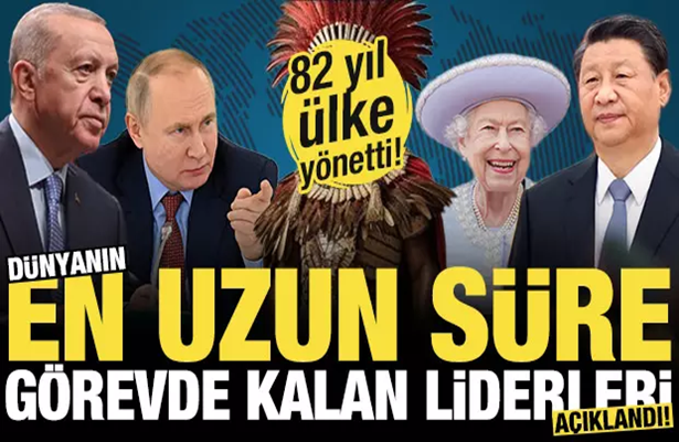 Tam 82 yıl ülke yönetti! İşte Dünyada en uzun süre görevde kalan liderler!