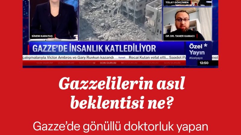 Gazzeliler bizden ne istiyor: Soykırımın 1. yıldönümünde Gazze’ye gönüllü giden Türk doktor anlattı