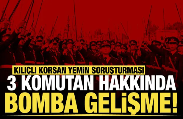 Korsan yeminde kılıç çeken teğmenler soruşturmasında bomba gelişme