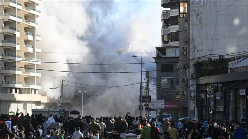 İsrail ordusu, Beyrut’un güneyindeki Dahiye’ye 4 hava saldırısı düzenledi