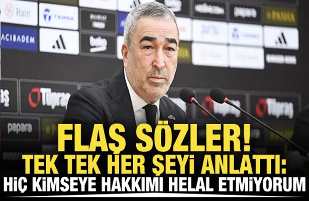 Samet Aybaba’dan çok sert sözler! ‘Ben hiç kimseye hakkımı helal etmiyorum’