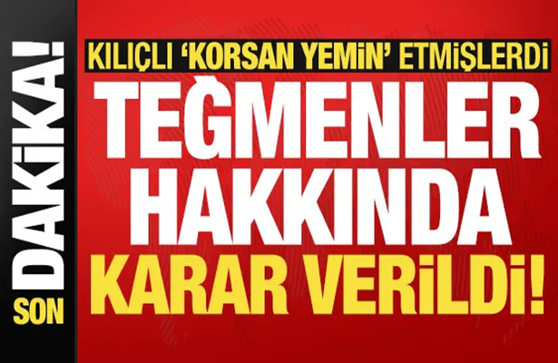 Son dakika haberi: Korsan yemin eden teğmenler TSK’dan ihraç edildi!