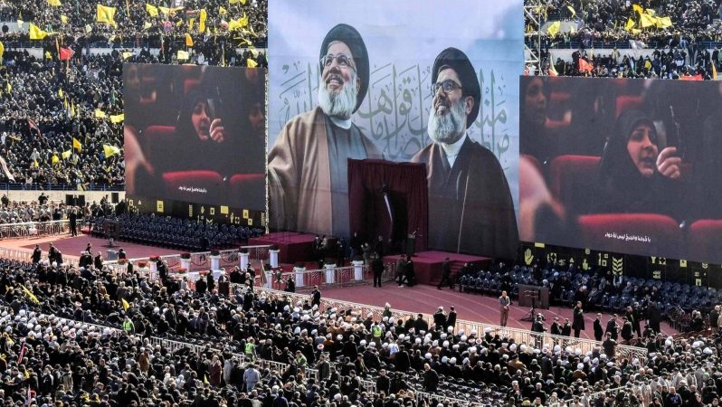 Siyonist rejimden Nasrullah’ın cenazesinde güç gösterisi