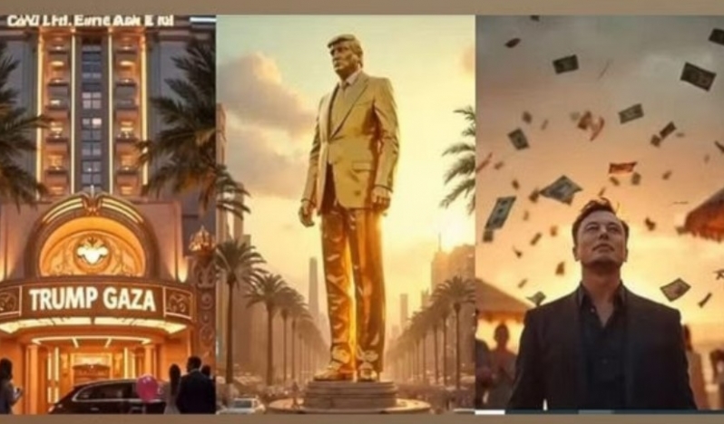 Trump’tan ‘iğrenç’ Gazze videosu