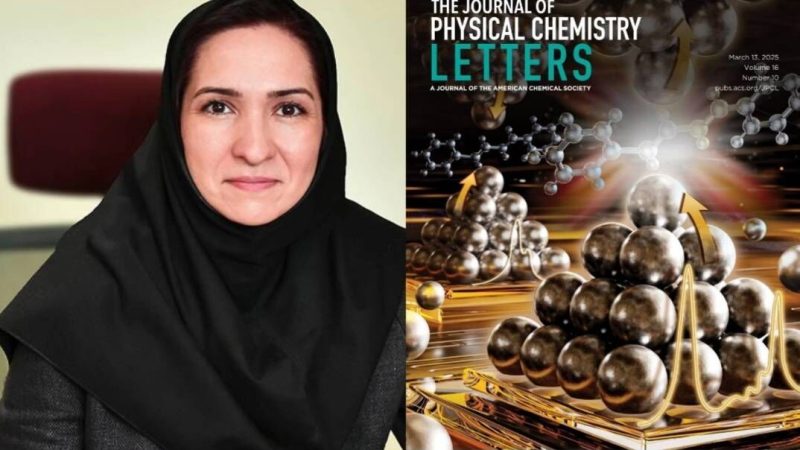 İranlı kadın profesörün makalesi, saygın fizikokimya dergisinin kapağına taşındı