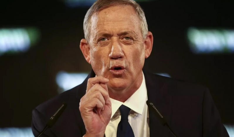 Gantz: İsrail’ iç savaşın eşiğinde